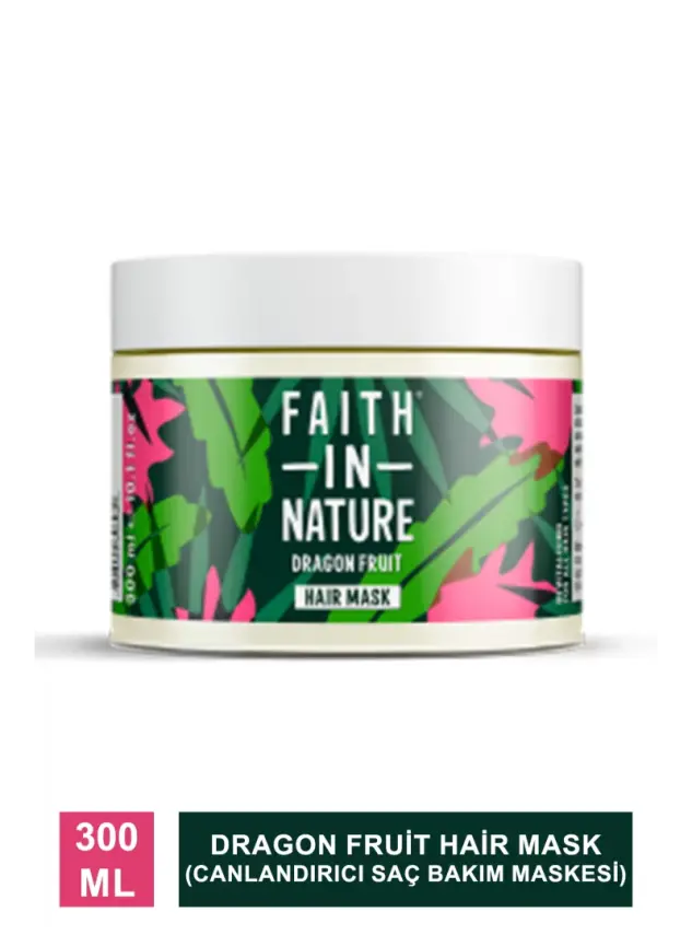 Faith In Nature Dragon Fruit Hair Mask - Canlandırıcı Saç Bakım Maskesi - 300 ml - 2