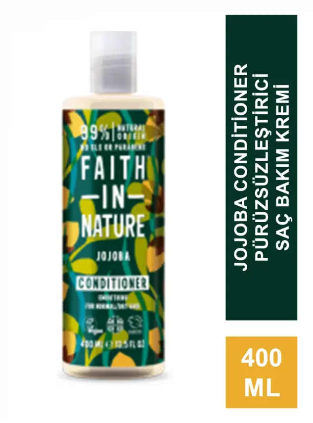 Faith In Nature Jojoba Conditioner Pürüzsüzleştirici Saç Bakım Kremi 400 ml - 2
