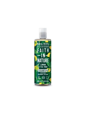 Faith In Nature Lemon & Tea Tree Shampoo Ferahlatıcı Saç Bakım Şampuanı 400 ml - 1