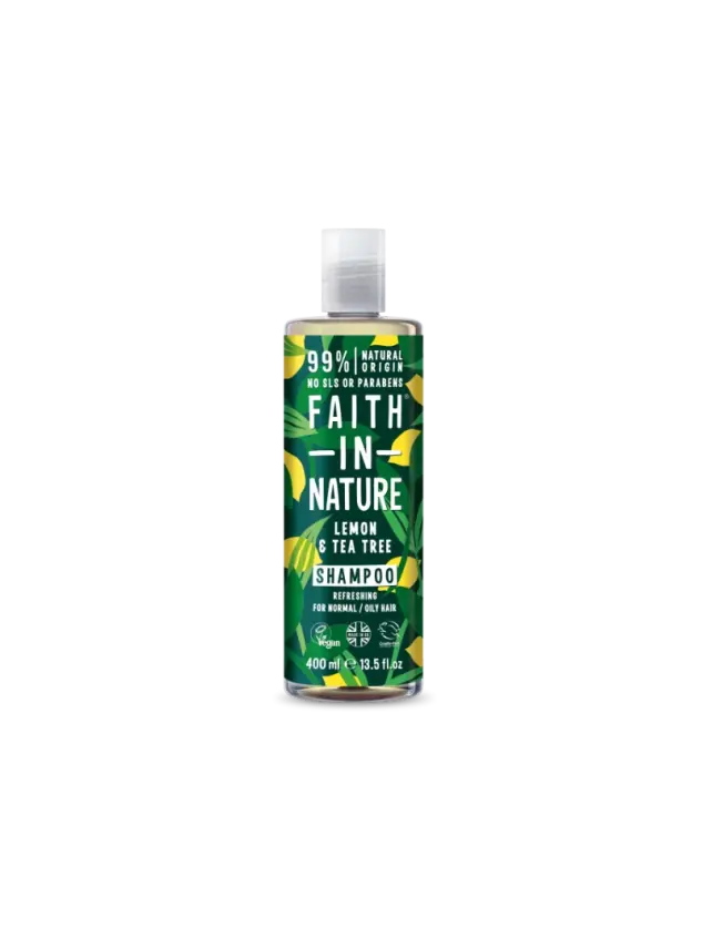 Faith In Nature Lemon & Tea Tree Shampoo Ferahlatıcı Saç Bakım Şampuanı 400 ml - 1
