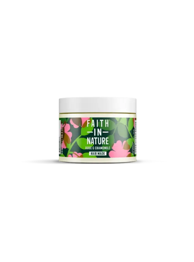 Faith In Nature Rose & Chamomile Hair Mask Onarıcı Saç Bakım Maskesi 300 ml - 1