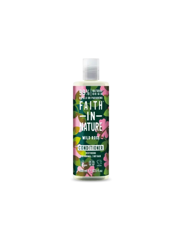 Faith In Nature Wild Rose Conditioner Onarıcı Saç Bakım Kremi 400 ml - 1
