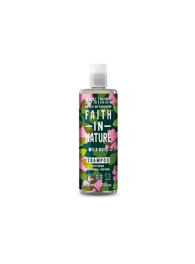 Faith In Nature Wild Rose Shampoo Onarıcı Saç Bakım Şampuanı 400 ml - 1