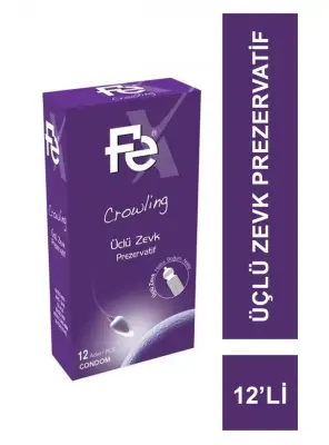 Fe Crowling Üçlü Zevk Prezervatif 12'li - 1
