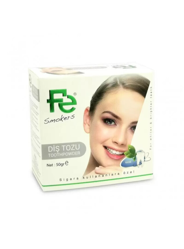 Fe Diş Tozu Nane Sigara İçenler İçin 50gr - Fe