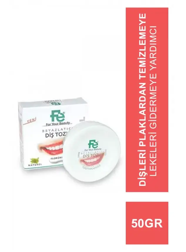 Fe Diş Tozu Natural Herbal - 2