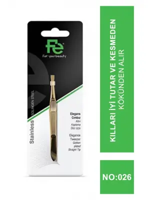 Fe Elegans Cımbız - Düz Uçlu - No : 026 - 1