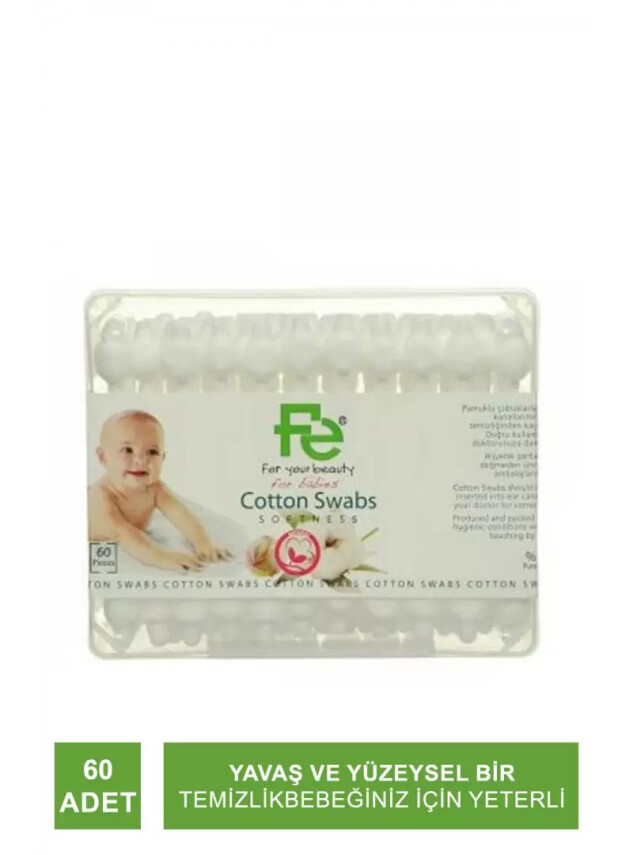 Fe Kulak Çubuğu Bebek 60 Adet - Fe