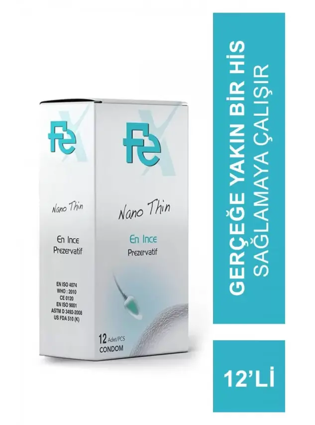 Fe Nano Thin En İnce Prezervatif 12'li - 2