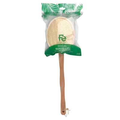 Fe Sisal Ahşap Saplı Masaj Lifi FEFU118 - Fe