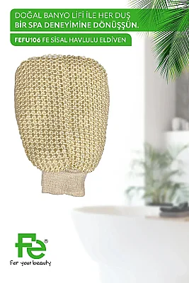 Fe Sisal Havlulu Eldiven FEFU106 - 1