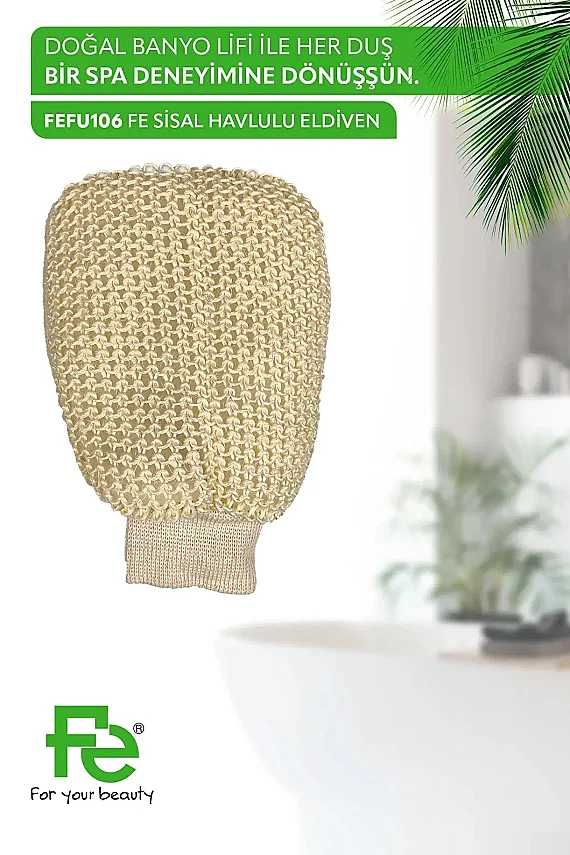 Fe Sisal Havlulu Eldiven FEFU106 - 1