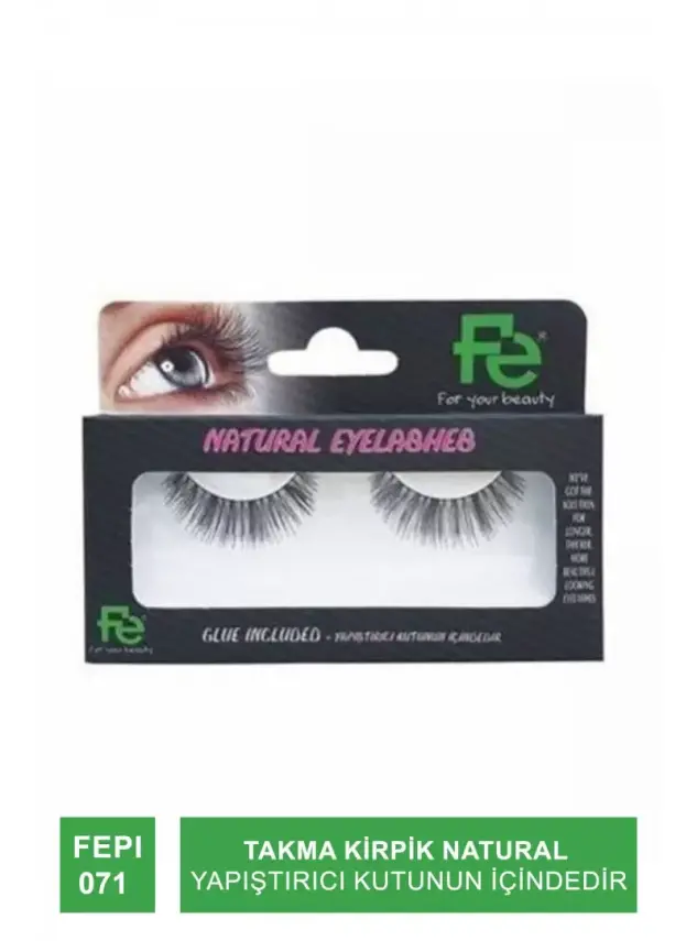 Fe Takma Kirpik Natural Eyelashes FEPI071 - 2