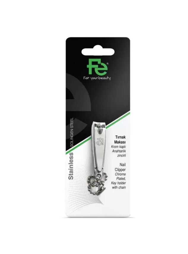 Fe Tırnak Makası Krom Kaplı Anahtarlık Zİncirli FEPI016 - Fe