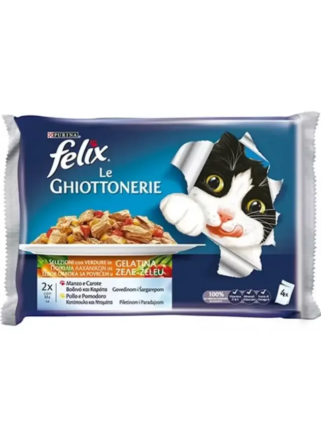 Felix Sığır Etli Ekonomik Paket 4x85 gr - 1