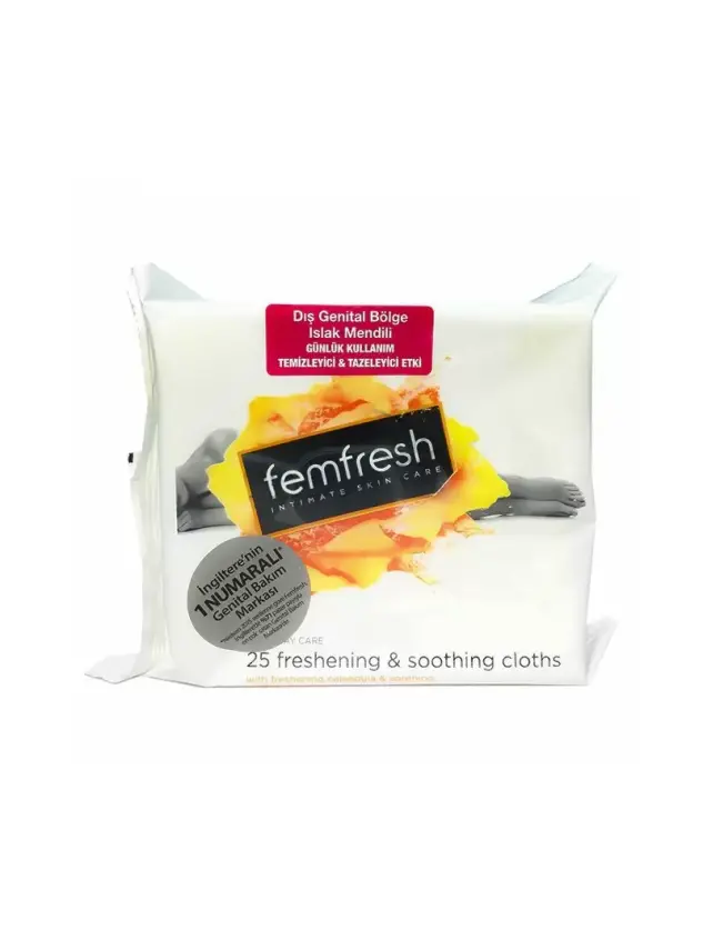 Femfresh Dış Genital Bölge İslak Mendili 25 adet - 1