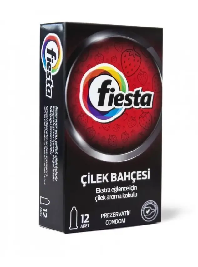 Fiesta Strawberry Prezervatif 12 Adet - 1