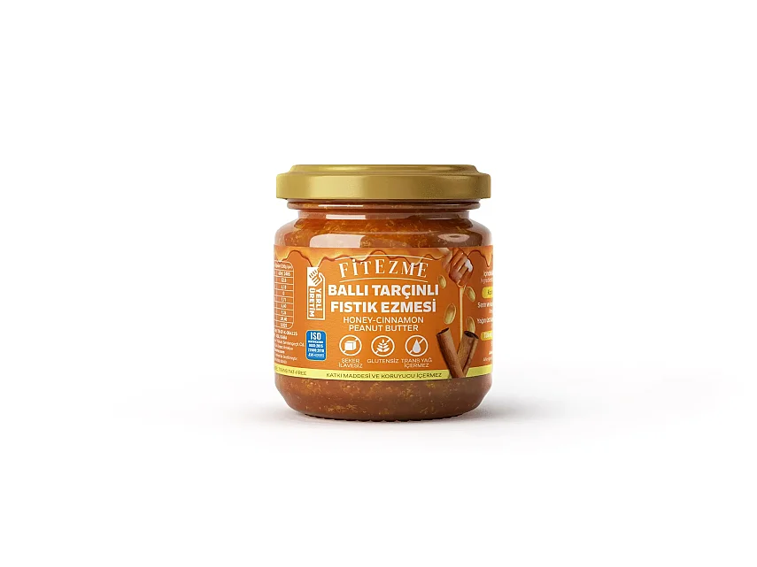 fitezme Ballı Tarçınlı Fıstık Ezmesi 190GR - 1