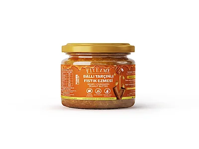 fitezme Ballı Tarçınlı Fıstık Ezmesi 300GR - Fitezme
