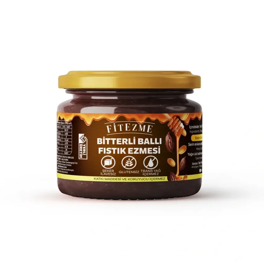 Fitezme Bitterli Ballı Fıstık Ezmesi 300GR - 1