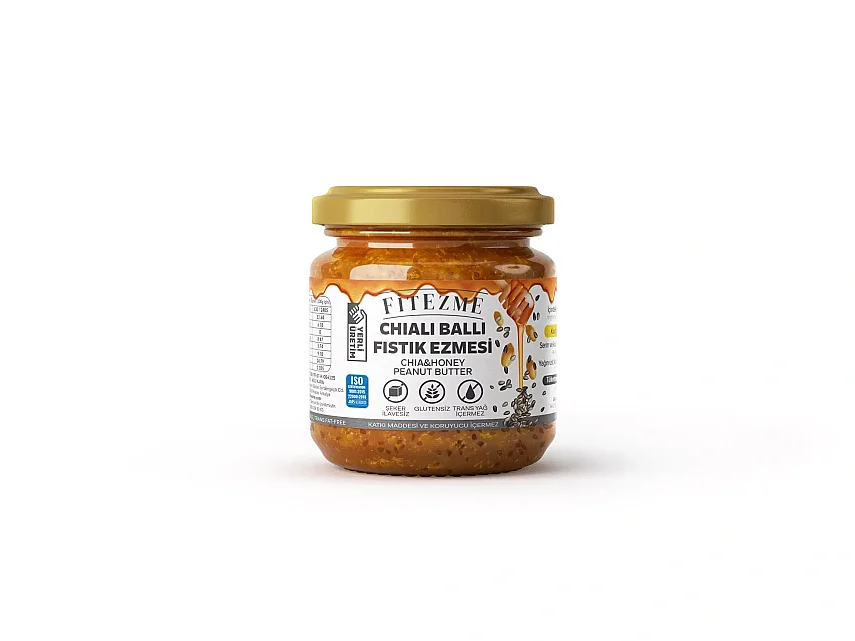 fitezme Chialı Ballı Fıstık Ezmesi 190GR - 1