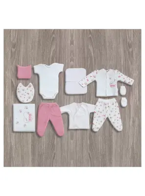 Flexi Baby Ayıcıklı 10'lu Kız Hastane Çıkış Seti - 2