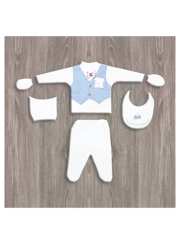 Flexi Baby Erkek 5'li Hastane Çıkış Seti - 2
