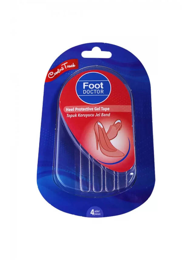 Foot Doctor Topuk Koruyucu Jel Bant 4 Adet ( FD.0024 ) - Foot Doctor