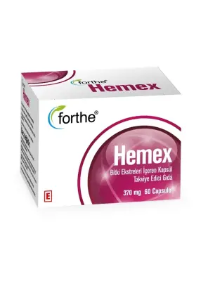 Forthe Hemex Bitki Ekstreleri İçeren Takviye Edici Gıda 60 Kapsül - 1