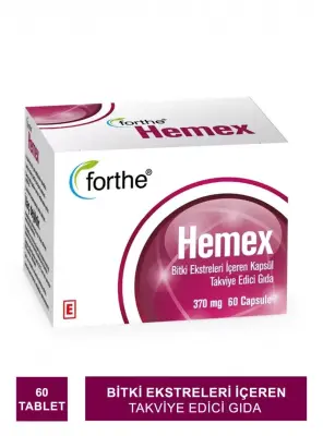 Forthe Hemex Bitki Ekstreleri İçeren Takviye Edici Gıda 60 Kapsül - 2