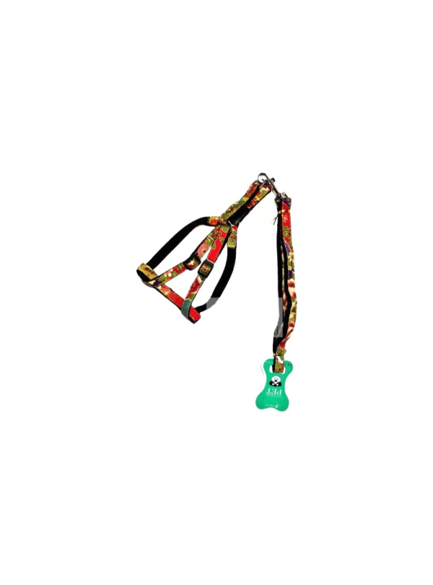 Fp-Y2046 Xl Çiçekli Takım Tasma - Ans