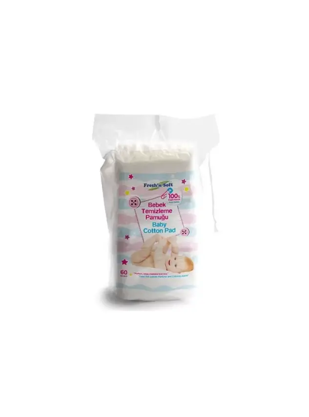 Fresh'n Soft Bebek Temizleme Pamuk 60 lı - 1