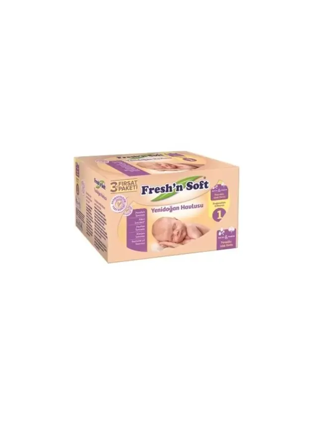 Fresh'n Soft Yenidoğan Havlusu 3lü Fırsat Paketi - 1