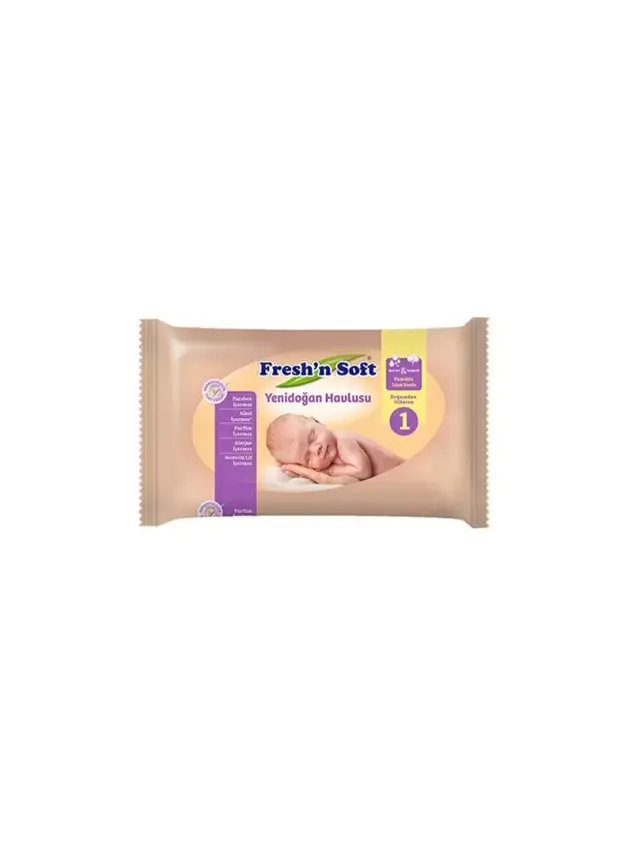 Fresh'n Soft Yenidoğan Havlusu / 40 Yaprak - 1