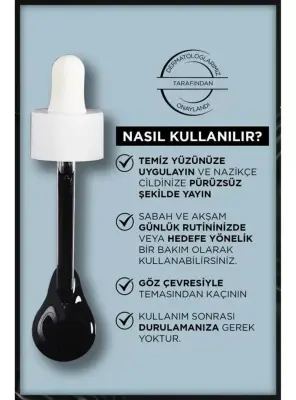 Garnier Aha+Bha Kömür Cilt Kusurları Karşıtı Serum %4 30 ml - 3