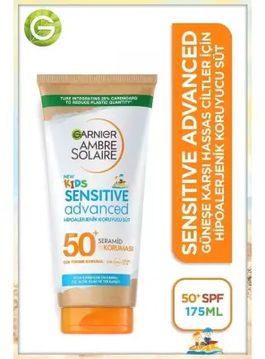 Garnier Ambre Solaire Çocuklar İçin Hipoalerjenik Koruyucu Süt SPF50+ 175 ml - 1