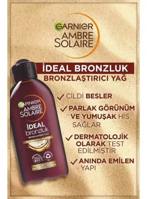 Garnier Ambre Solaire İdeal Bronzluk Bronzlaştırıcı Yağ 200 ml - 2