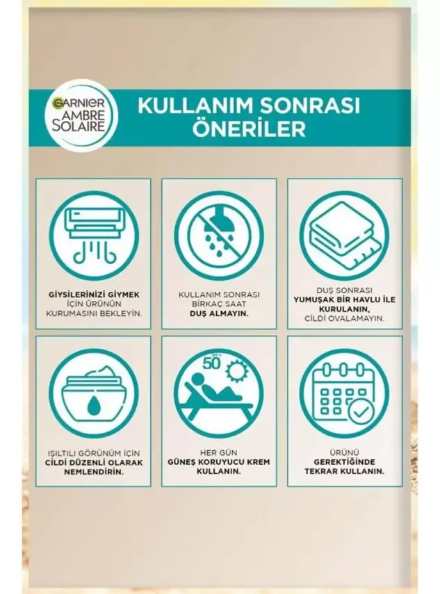 Garnier Ambre Solaire Natural Bronzer Selt Tan Mist Body - Güneşsiz Bronzlaştırıcı Sprey - 150ml - 5