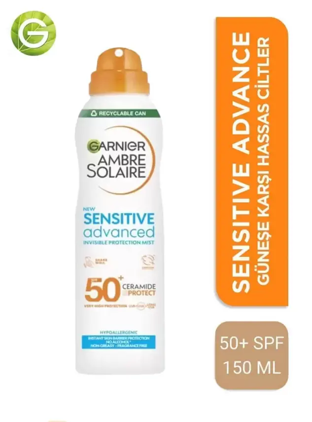 Garnier Ambre Solaire Sensitive Advaned Spf 50+ Mist 150 ml - 1