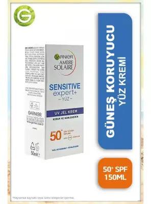 Garnier Ambre Solaire Sensitive Expert Spf50+ Jel Krem 50 ml - 1