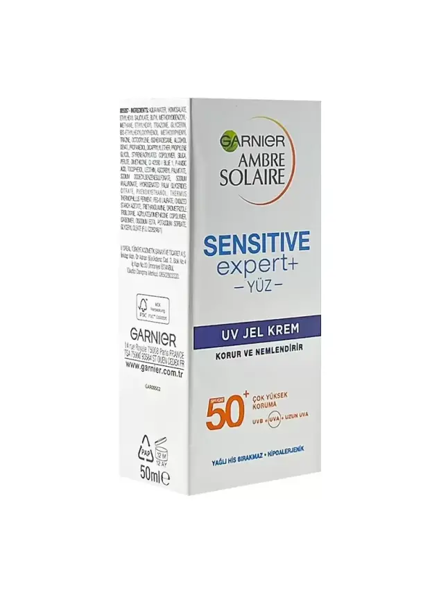 Garnier Ambre Solaire Sensitive Expert Spf50+ Jel Krem 50 ml - 2