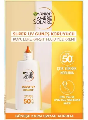 Garnier Ambre Solaire Süper Uv Vit. C Spf50+ Anti Dark Spots Fluid - C Vit. Koyu Leke Karşıtı Fluid - 40 ml - 3