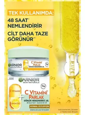 Garnier C Vitamini Parlak Günlük Nemlendirici Jel 50 ml - 2
