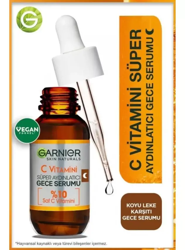 Garnier C Vitamini Süper Aydınlatıcı Gece Serumu 30 ml - 1