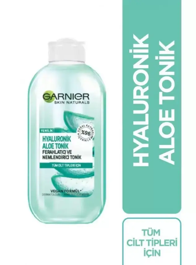 Garnier Hyaluronik Aloe Ferahlatıcı ve Nemlendirici Tonik 200 ml - 1