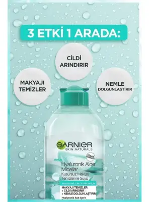 Garnier Hyaluronik Aloe Miceller Makyaj Temizleme Suyu 400 ml - 2