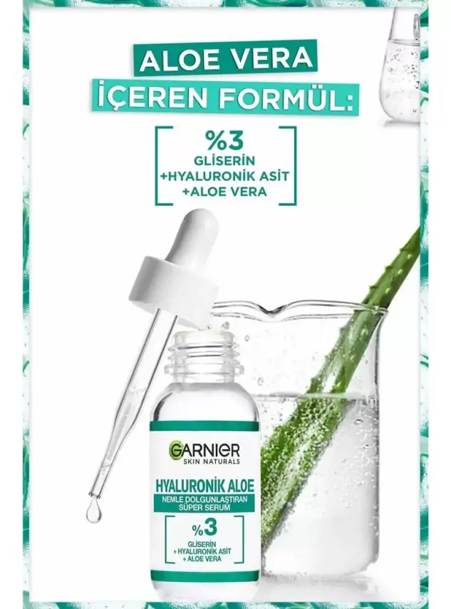 Garnier Hyaluronik Aloe Nemlendirici Ve Dolgunlaştırıcı Süper Serum 30 ml - 2