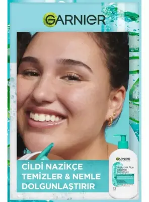 Garnier Hyaluronik Aloe Yatıştıran Temizleyici - Normal & Kuru Ciltler - 250 ml - 2