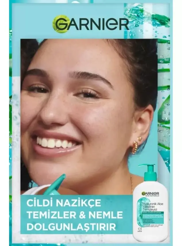 Garnier Hyaluronik Aloe Yatıştıran Temizleyici - Normal & Kuru Ciltler - 250 ml - 2