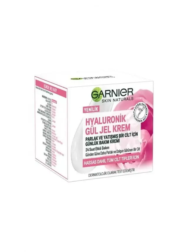 Garnier Hyaluronik Gül Jel Krem - Parlak ve Yatışmış Bir Cilt İçin Günlük Bakım Kremi - 50 ml - 2